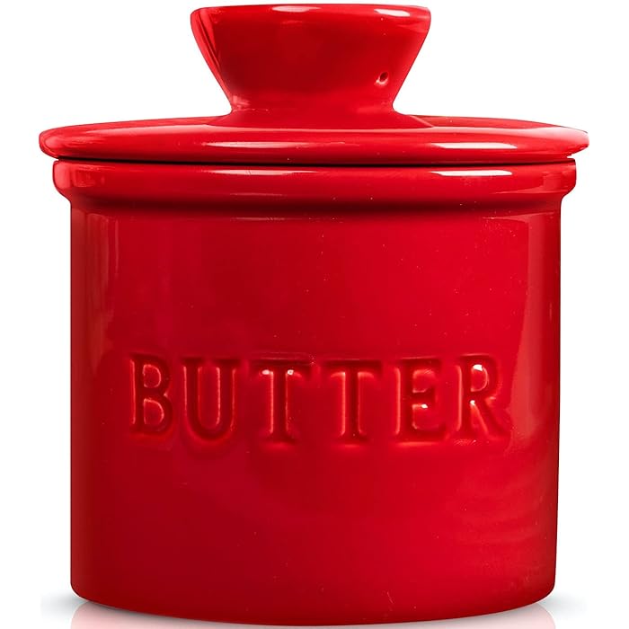 Buy PriorityChef French Butter Crock for Counter, Butter Keeper With
