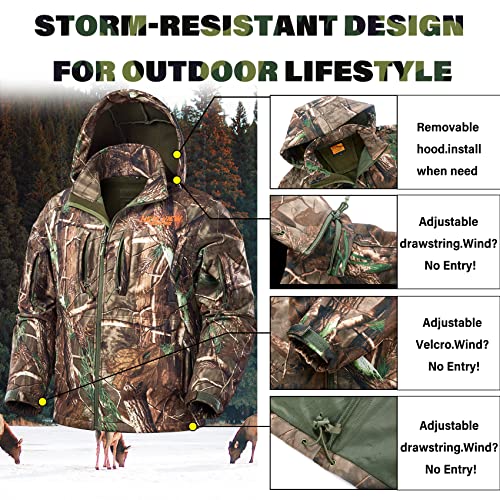 New View Hunting Clothes For Men,Silent Water Resistant Deer Hunting Suit #TOP2