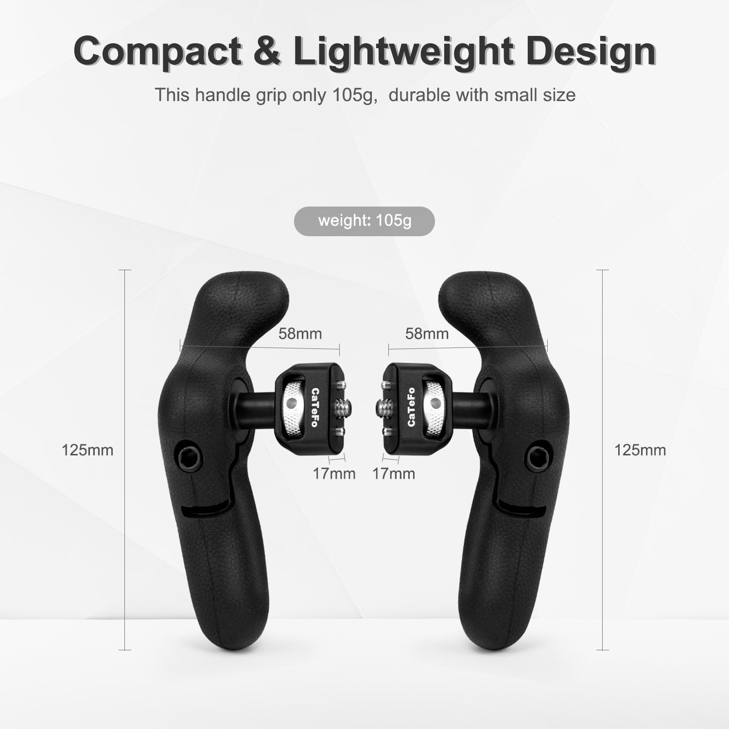 StarGrip Mini uchwyt boczny ze śrubą 1/10.2 cm i kołkami ustalającymi do lustrzanek cyfrowych, klatki na smartfona, iPada, klatki, monitora z regulacją 360 stopni