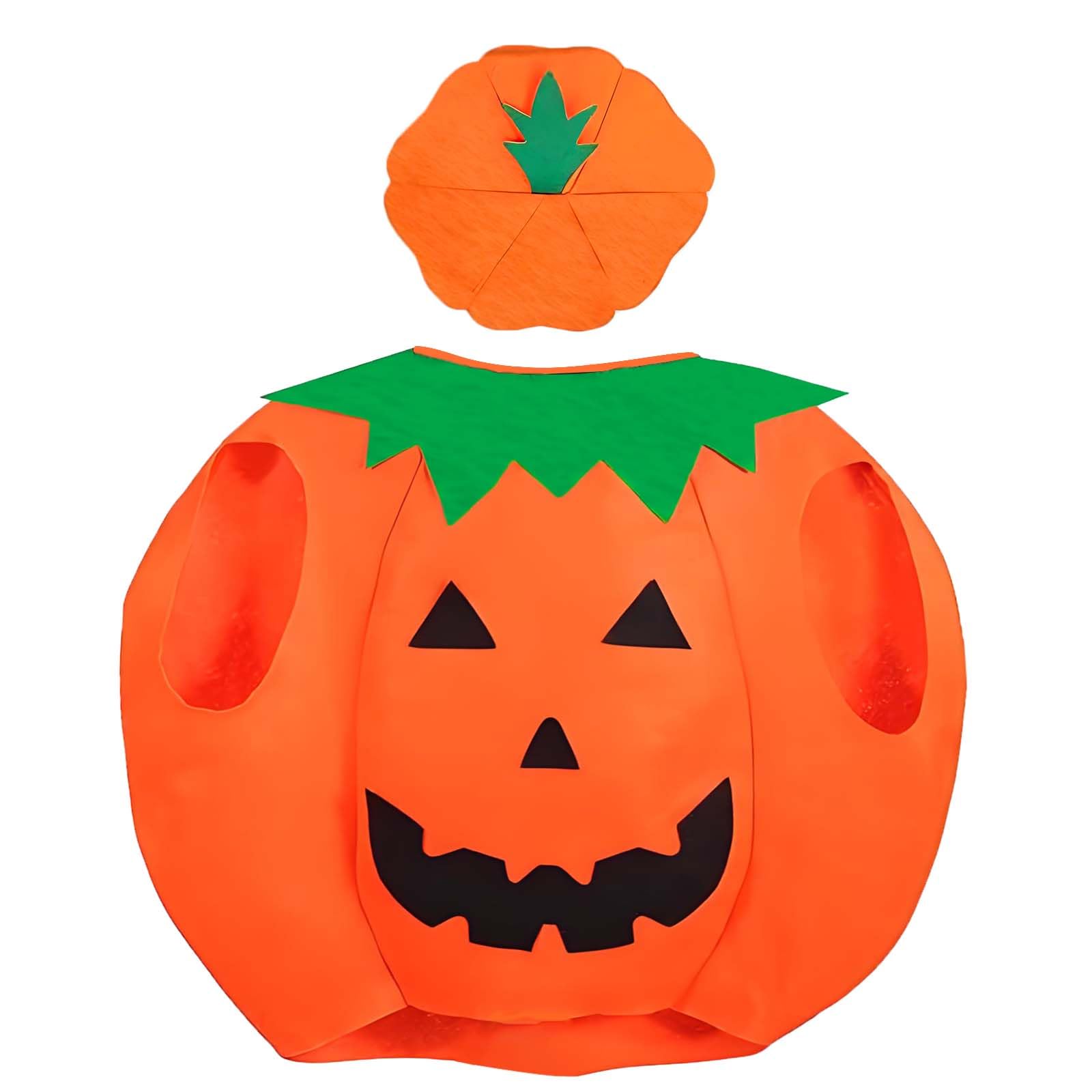 AUXHCYL Halloween Pumpkin Costume Adults - Haloween Costumes Pumpkin, Fancy Dress Outfit for Halloween Party, Cosplay & Festive Fun