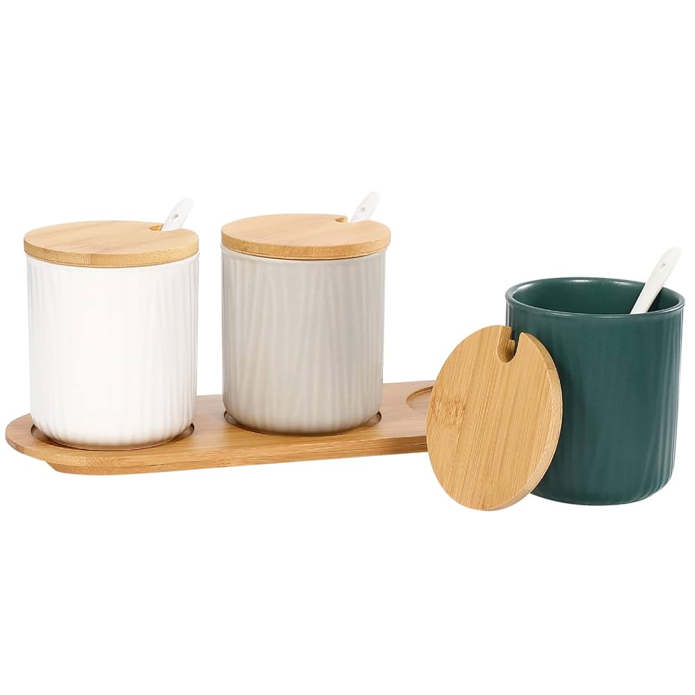 数の指定OK】 黒 陶器 調味料入れ 薬味入れ 専用スプーン付き 17個