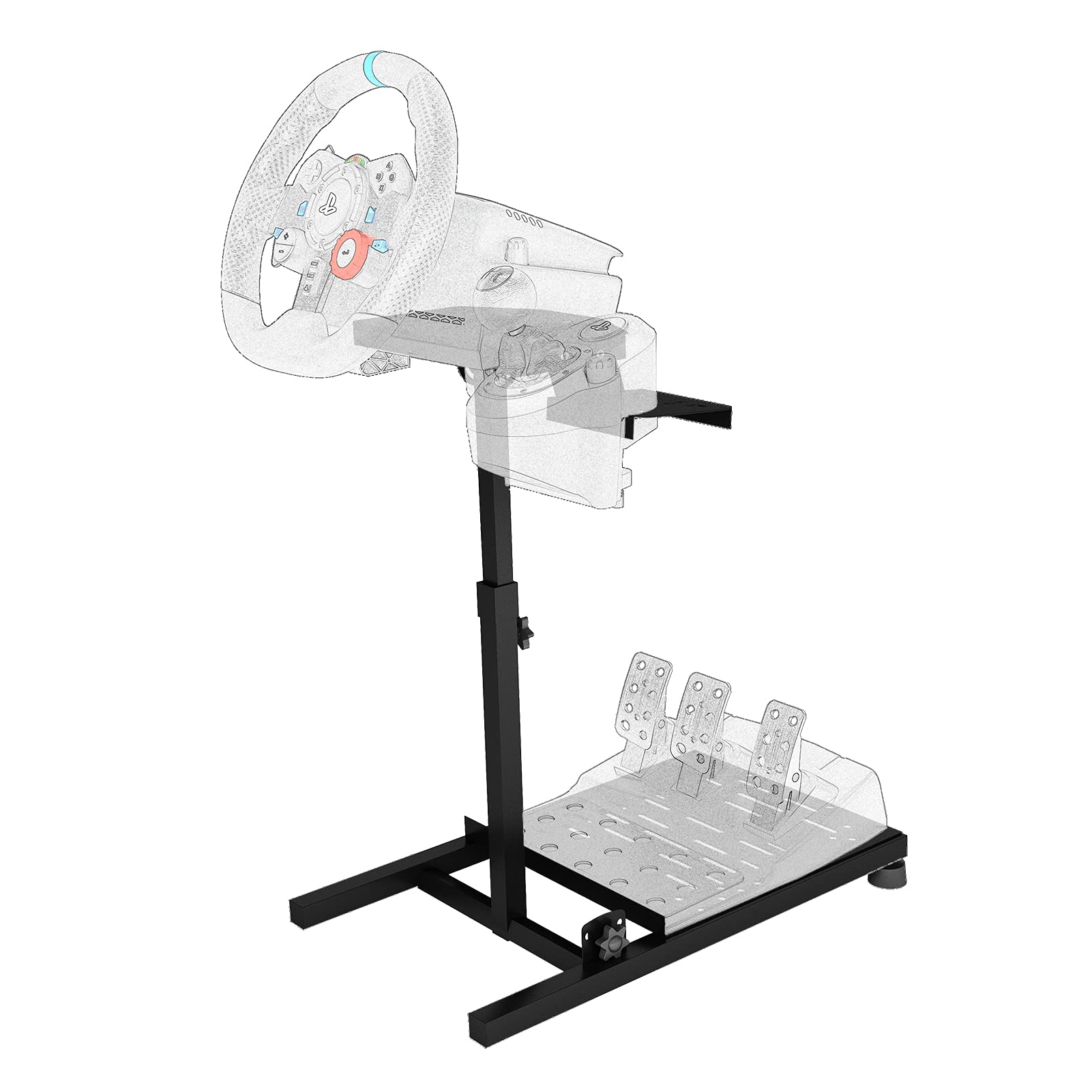 Racing Wheel Stand Simulator Stand Collapsible TiltAdjustable Steering