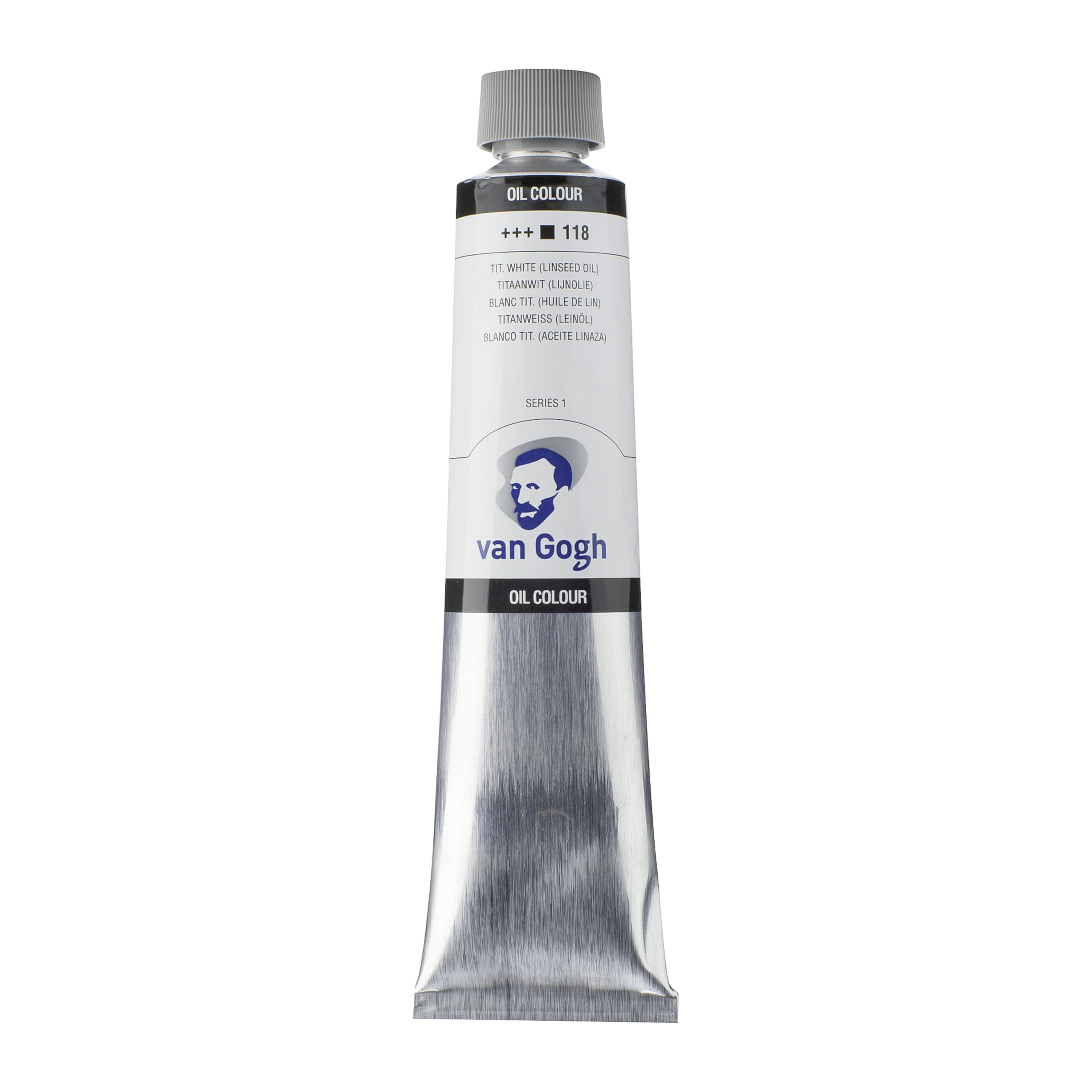 Van Gogh Oil Colour Paint, 200ml Tube, Titanium White (Linseed Oil) 118