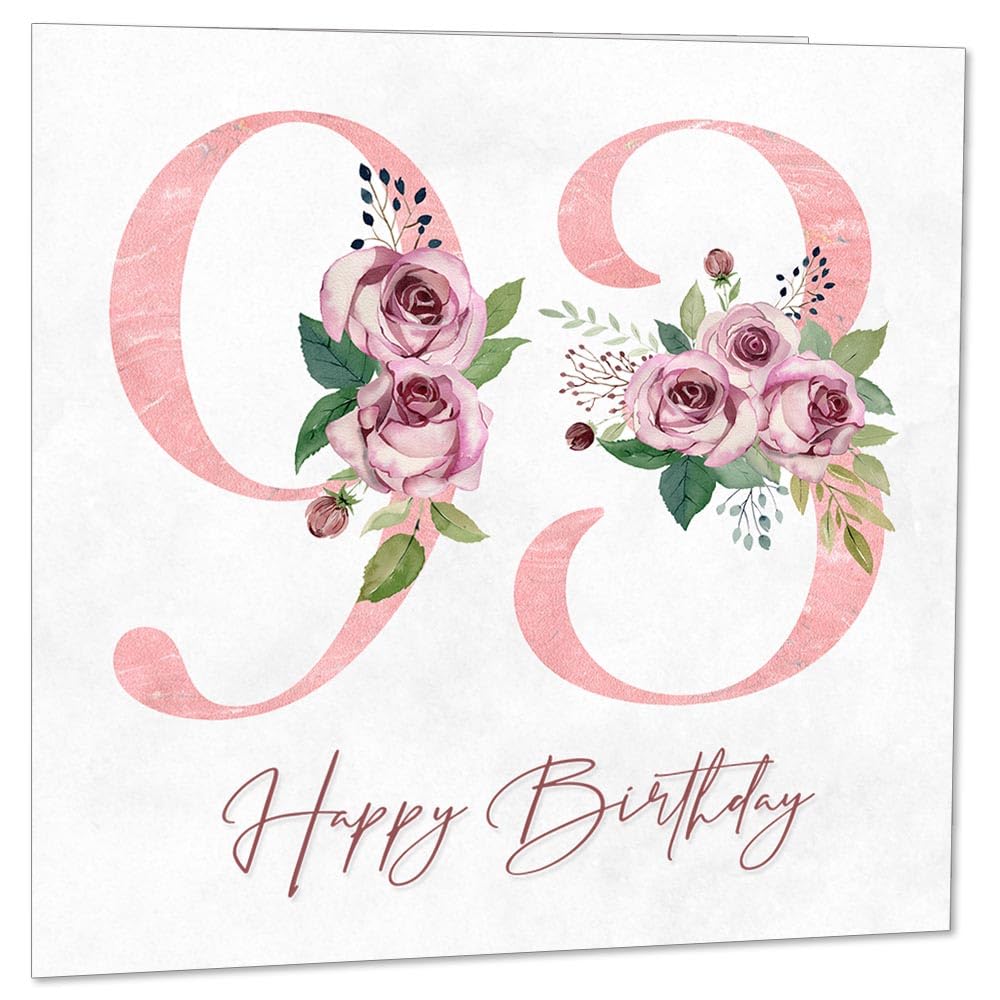 Lustige Geburtstagskarte Zum 93. Geburtstag – Für Oma, Opa, Mutter, Vater
