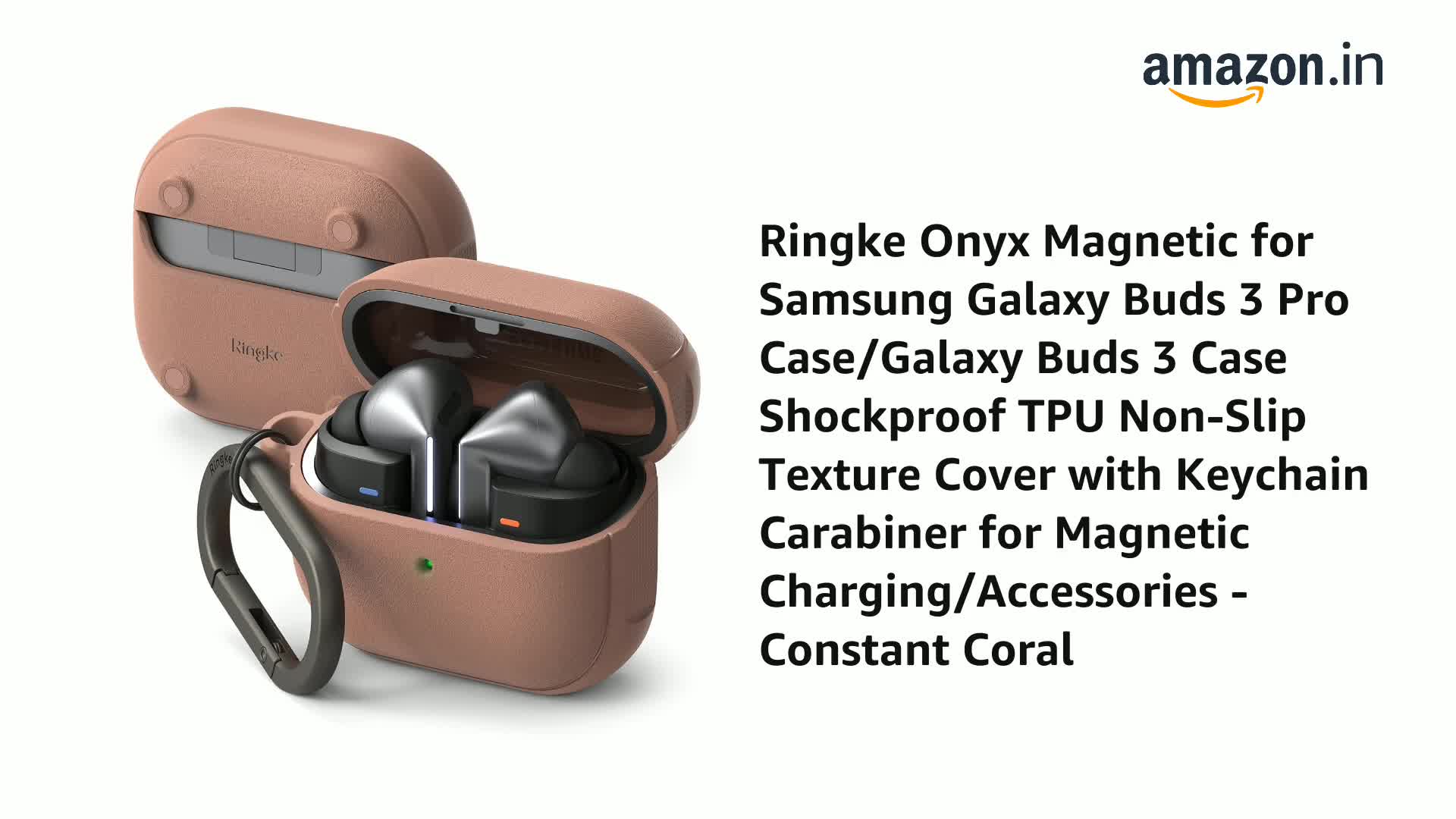 Ringke Onyx Magnetic for Samsung Galaxy Buds 3 Pro Case/Galaxy