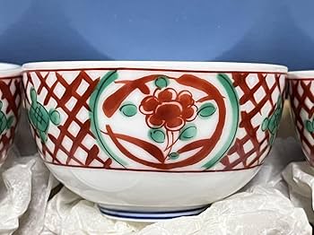 Amazon | たち吉 赤絵 湯呑み茶碗 5客セット 湯呑 湯飲み 茶器