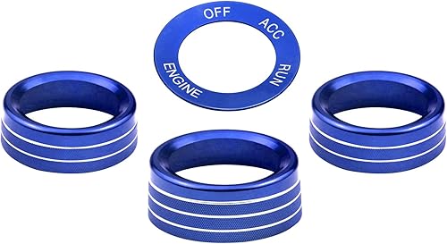 Miniatura 4 de para Challeger - Interruptor de señal de giro del aire acondicionado, anillo de perilla de volumen del centro automático compatible con Dodge