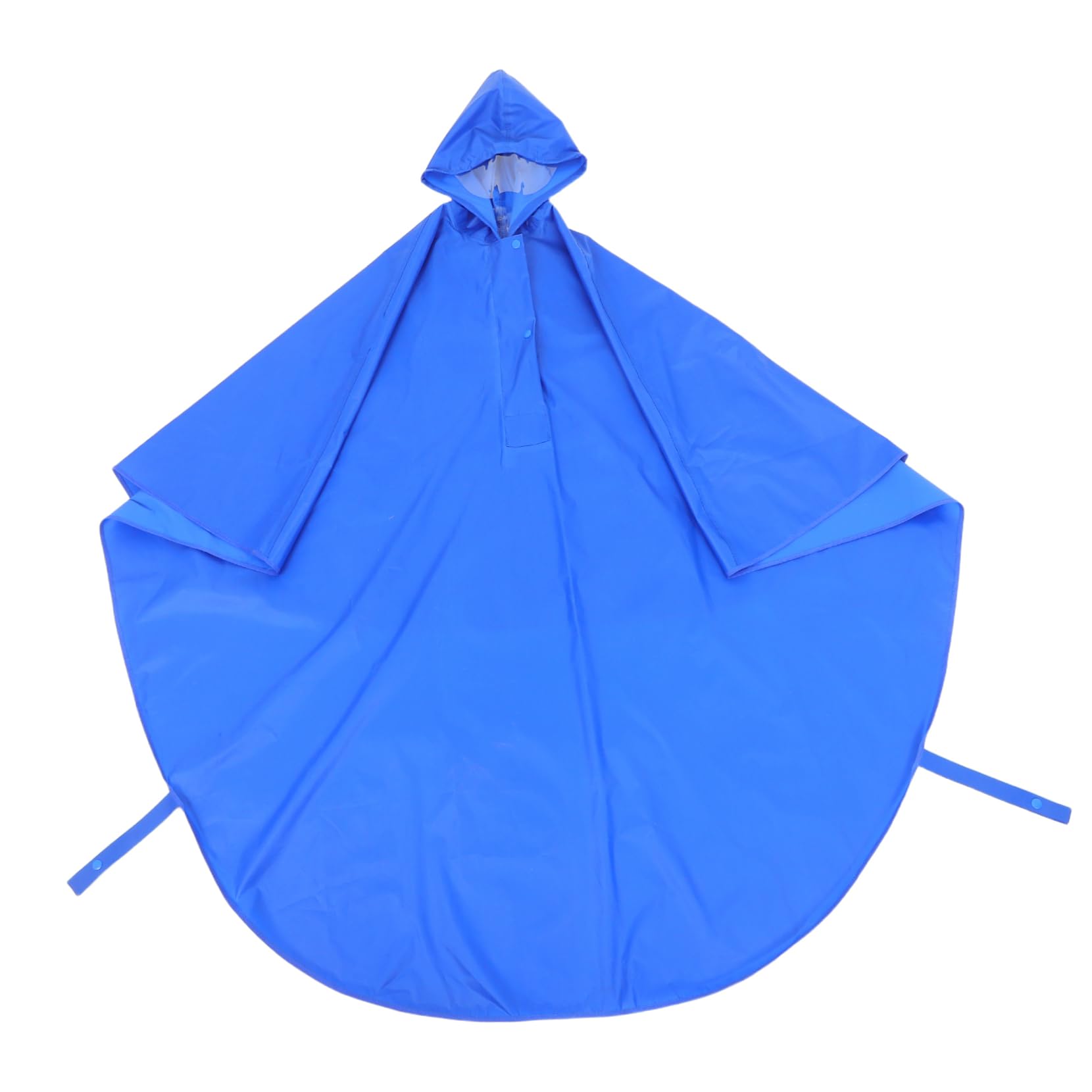 Rollstuhlponcho aus Polyester, Blau, mit Kapuze und Schirm | Regenschutz für Elektromobile, Leicht und Tragbar, für Draußen und Reisen