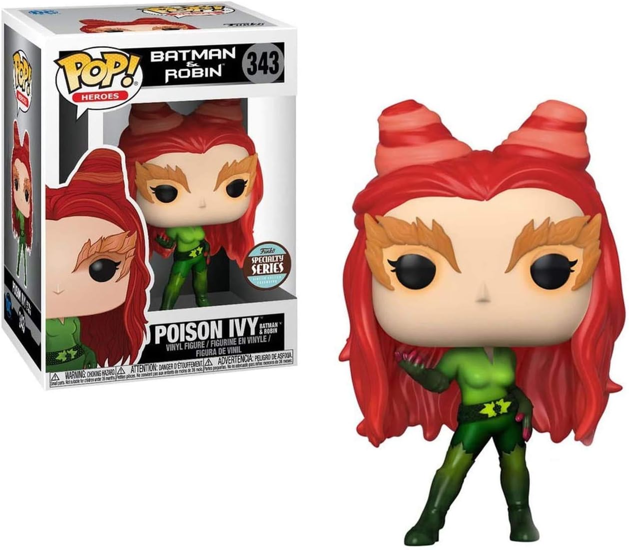 POP DC Heroes: Batman & Robin - Poison Ivy Specialty Series Funko Vinyl Figure (Bundled with Compatible Box Protector Case)