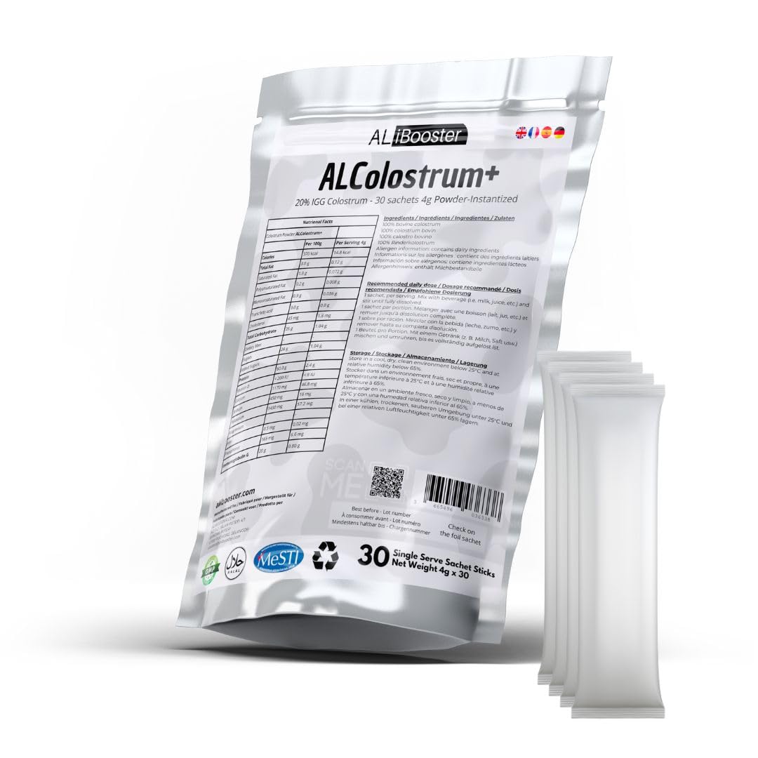 Colostrum premium en poudre ALColostrum+ de haute qualité | 100% naturel