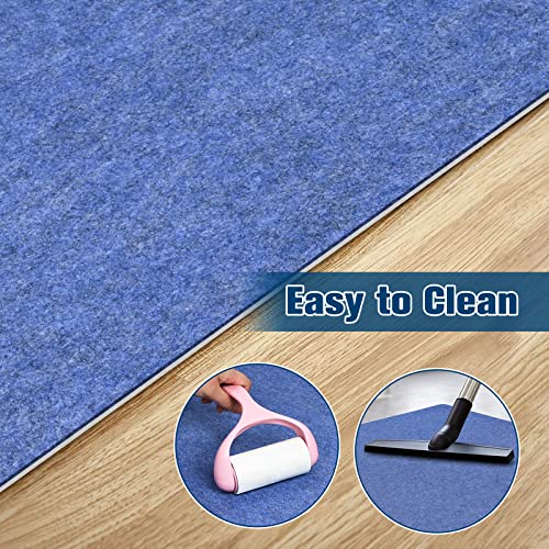 Office Chair Mat For Hardwood & Tile Floor, 55"X35" Computer Gaming Rolling Chair Mat, Under Desk Low-Pile Rug, Large Anti-Slip Floor Protector For Home Office #TOP5