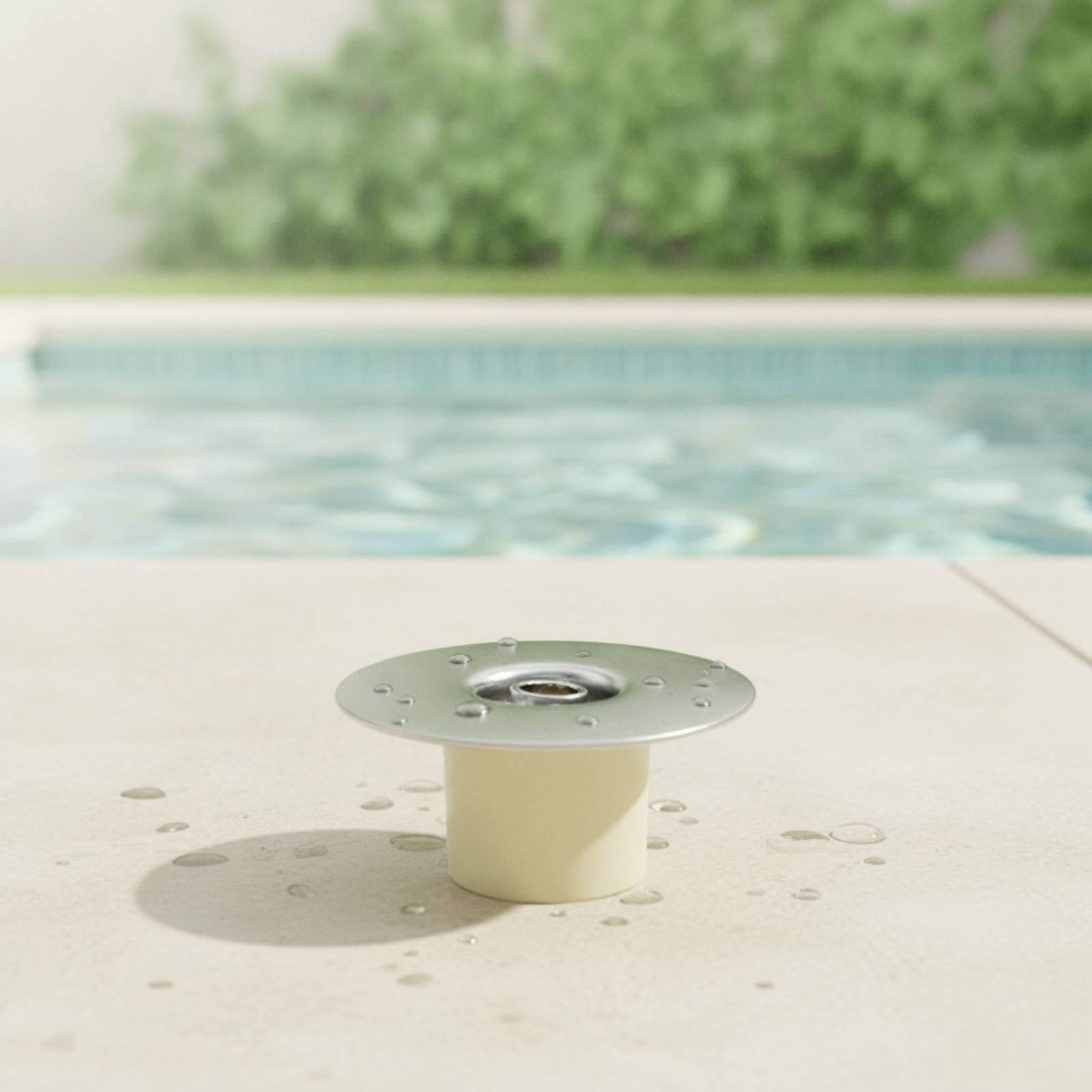 predolo Buse Refoulement avec Rotule Orientable Résistante Buse Piscine avec Tête Orientable Compatible pour Spa, 2 Pouces