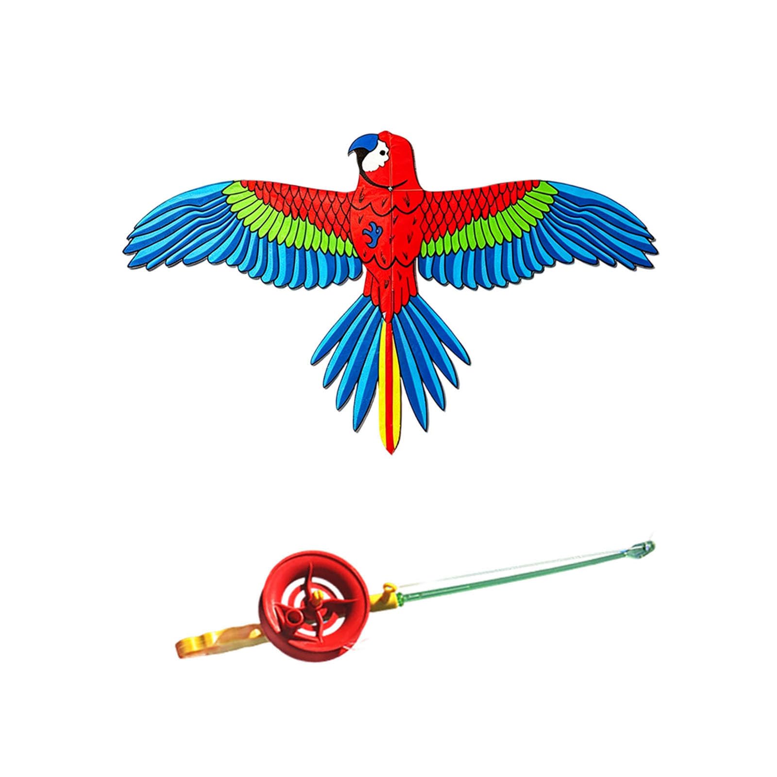 Dynamic Wing Kites Flying Fishing Rod Child Beach Vacation Outdoor Backyard Toy Family Activity Garden Entertainment Toy
