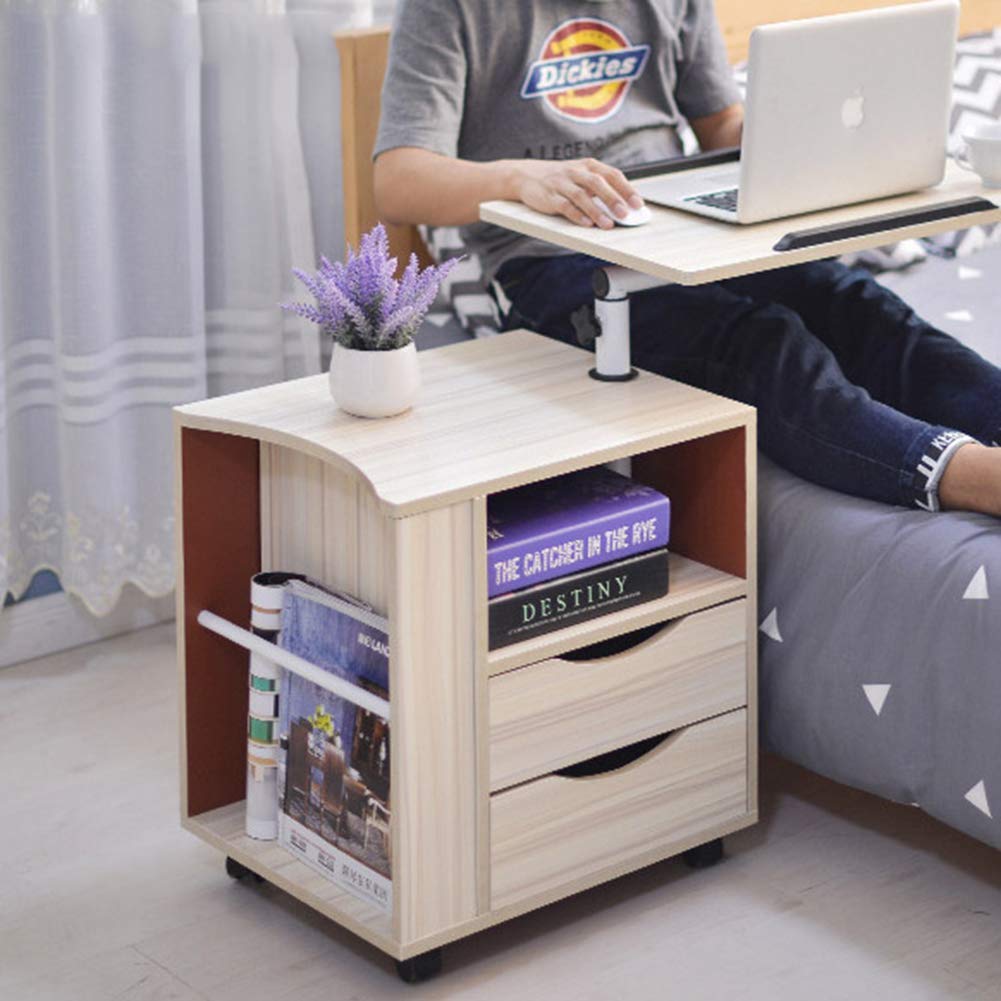 Buy MultiFunctional Computer Table Cart Height Adjustable Overbed End
