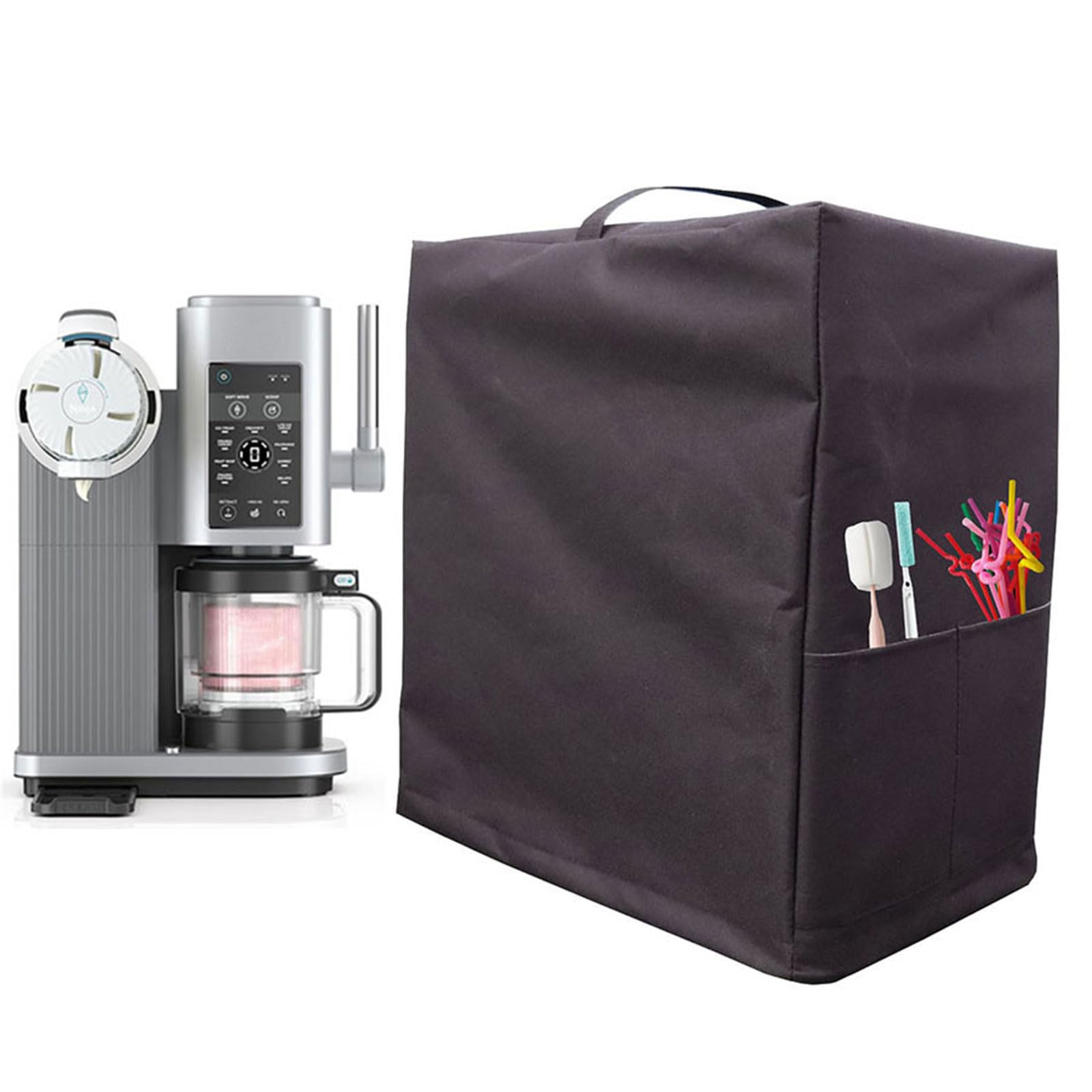 Montesy Protective Covering for NC701 Series Ice Cream Makers Waterproof 600D Oxford Fabric Black