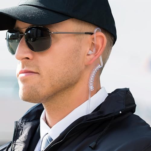 Miniatura 4 de Auricular de radio, compatible con Harris XG-100 XG-100P XL-185 XL-185P XL-185Pi XL-200 XL-200P y XL-200Pi, EP1348QR-PTT Micrófono de policía de