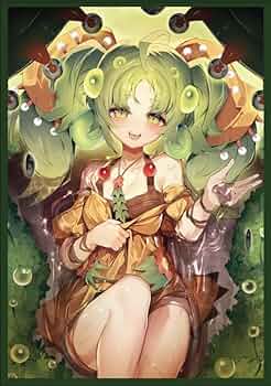 【中古スリーブ】蟲惑魔　クラリア　70枚 中古スリーブ】蟲惑魔 クラリア 70枚