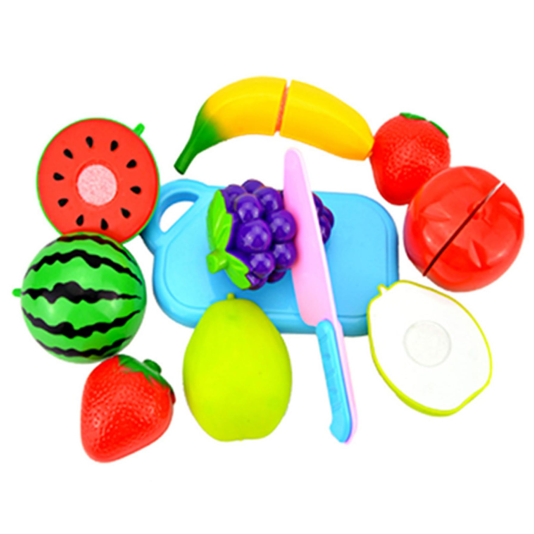 Play Toy Cutting Food Vegetable Fruit Set Plastic Kitchen Cooking Educational Toys 8PC For children Kids Play Food