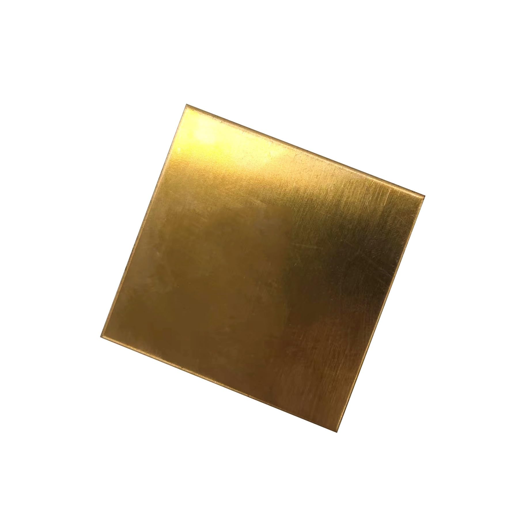 Lamiera metallica in ottone, Lamiera di ottone da 1 mm, lamiere di ottone for incisione, hobby, lamiera di metallo(1x50x100mm 1pc)