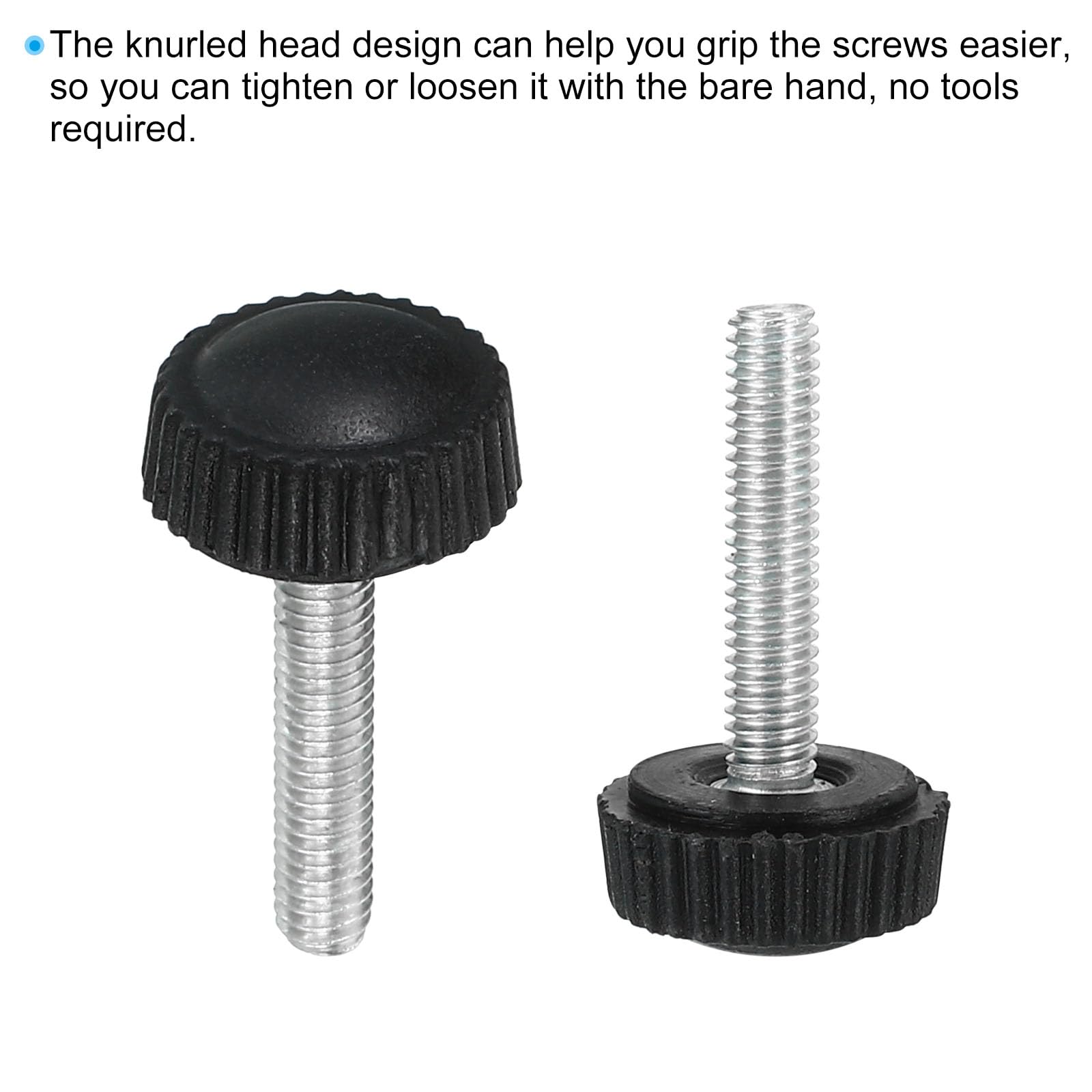 PATIKIL M4x20mm Knurled Thumb Screws - Image 4