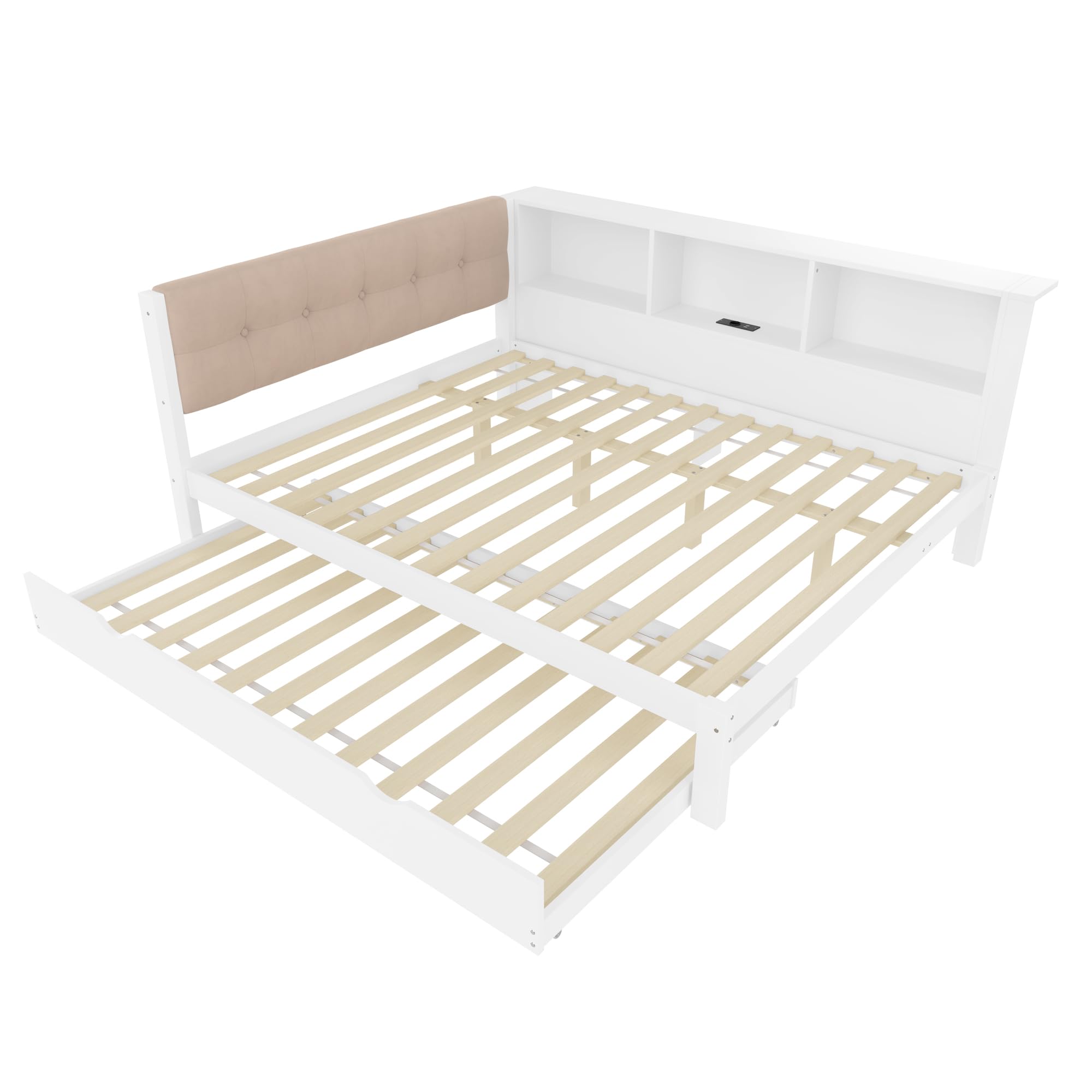 Fasba Cama con Almacenamiento y Puerto USB - Diseño práctico para niños y familias Modelo FCLYD-WX000340AAK