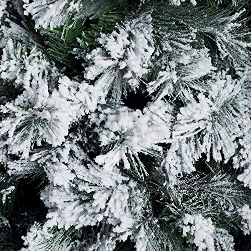 XONE Albero di Natale 180 cm - Innevato e folto |