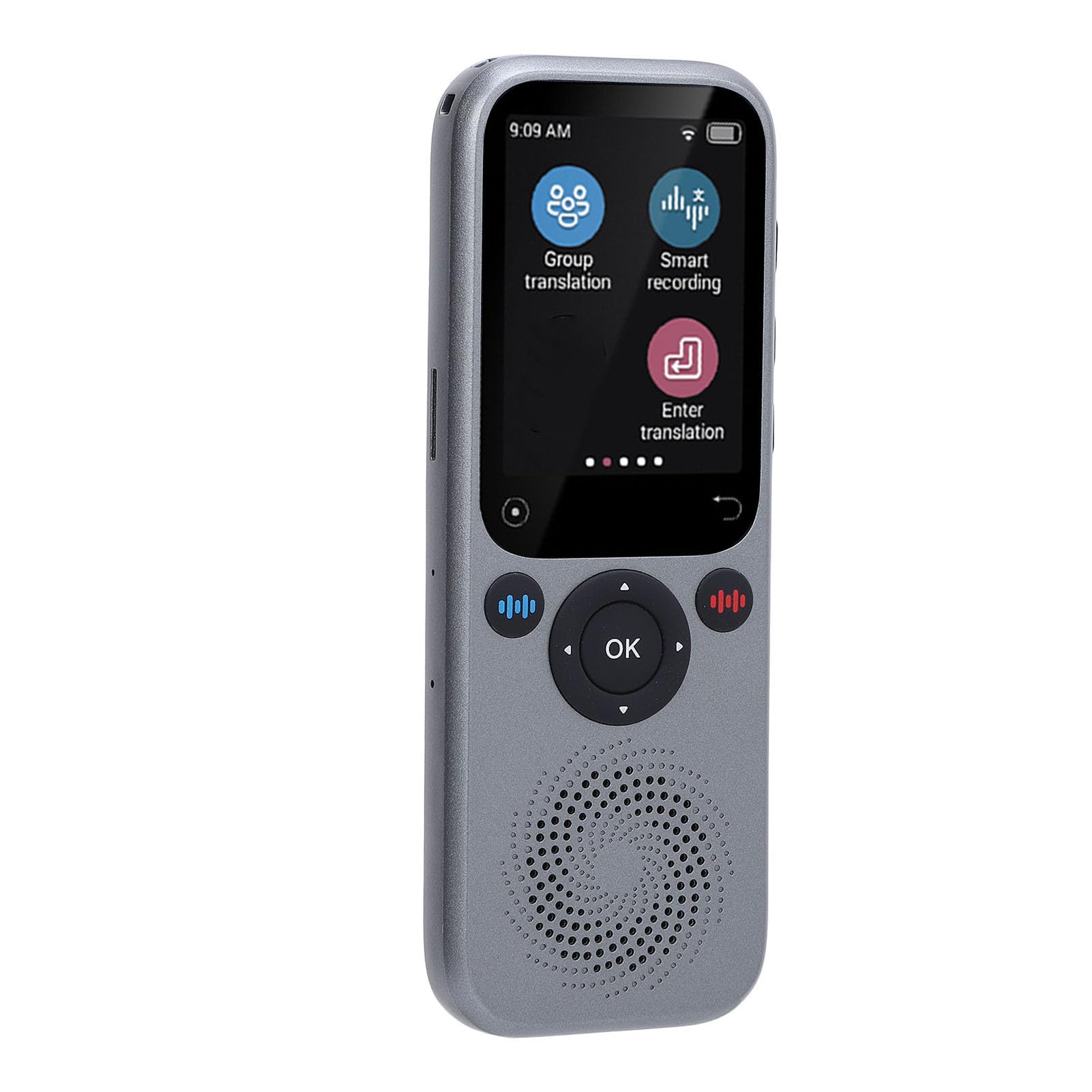 AI Language Translator Device with 2.0-inch, Supports 138 Languages for Online/Offline Translation, Photo Translation, Hotspot, Noise Reduction & Built-in Speaker