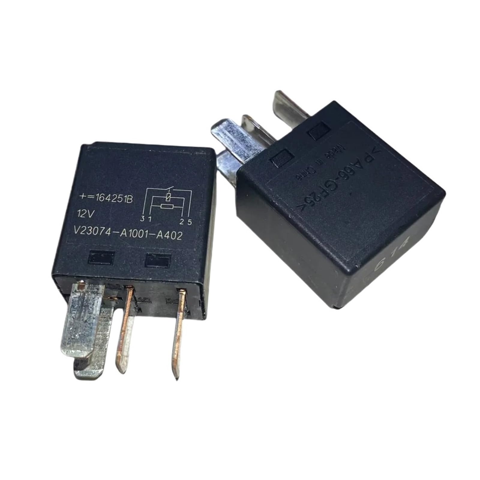Relais V23074-A1001-A402 12V avec boîtier haute résistance thermique PA66-GF25
