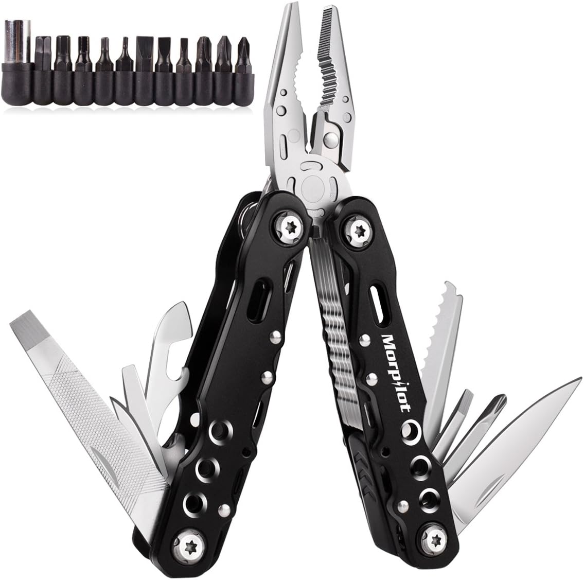 Multitool, 25 in 1 Multitool Pliers Stainless Steel Folding Pocket