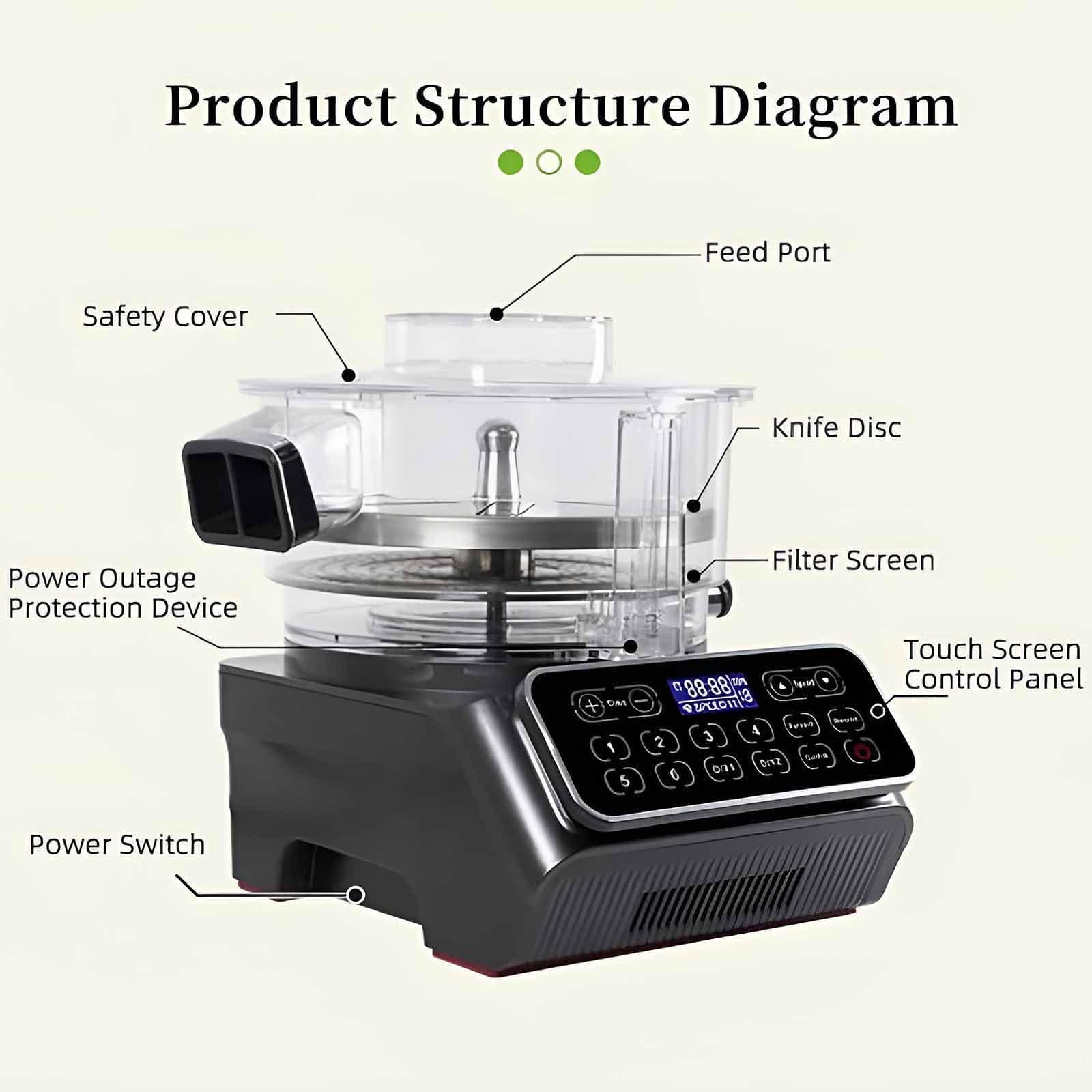 Pelapatate automatico per frutta, capacità 300 g con velocità regolabile, ideale per uva, pomodorini e altro ancora, utensile da cucina completamente automatico