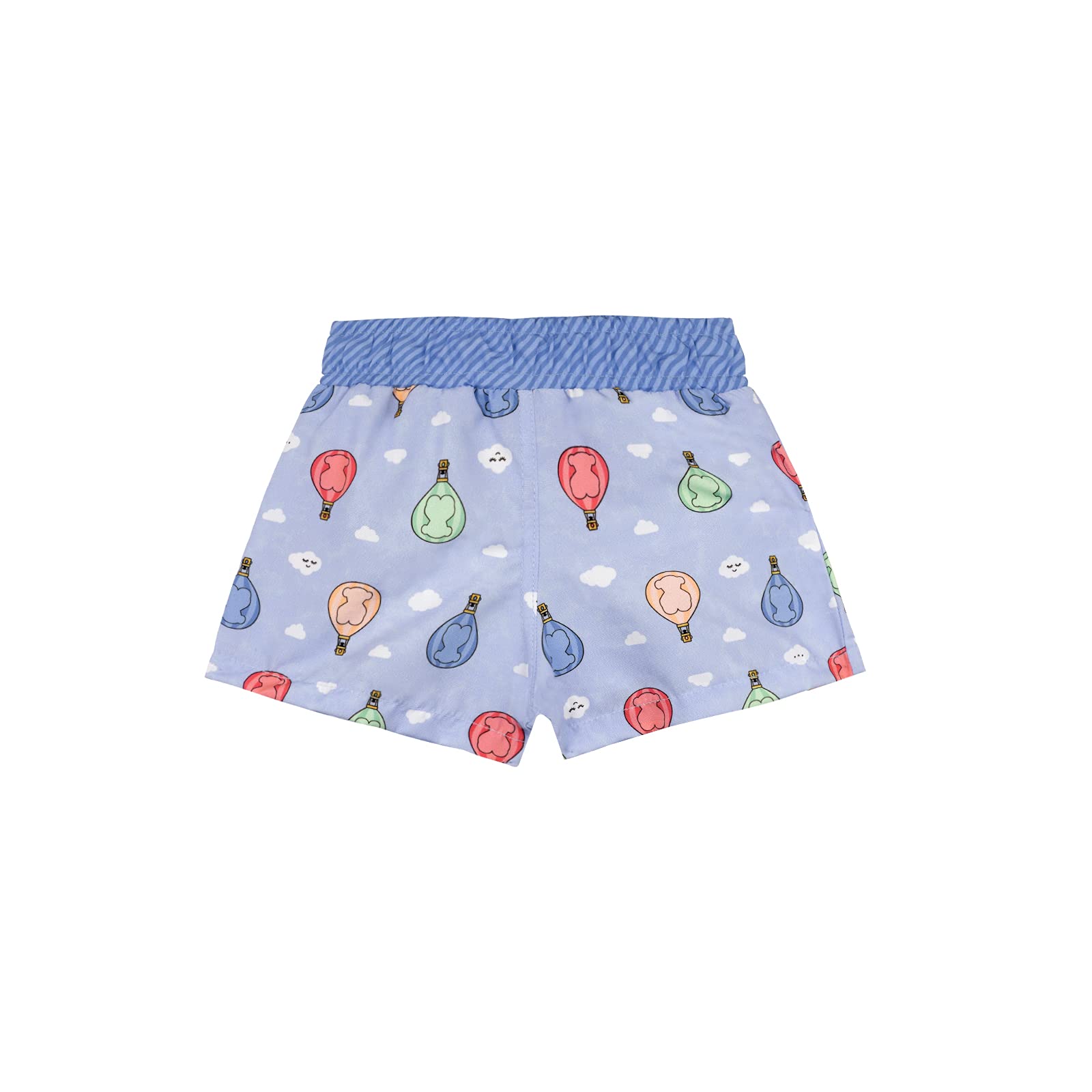 TOUS BABY Bañador de Niño Azul Celeste, con Estampado Globo. (1 Mes a 4 Años)