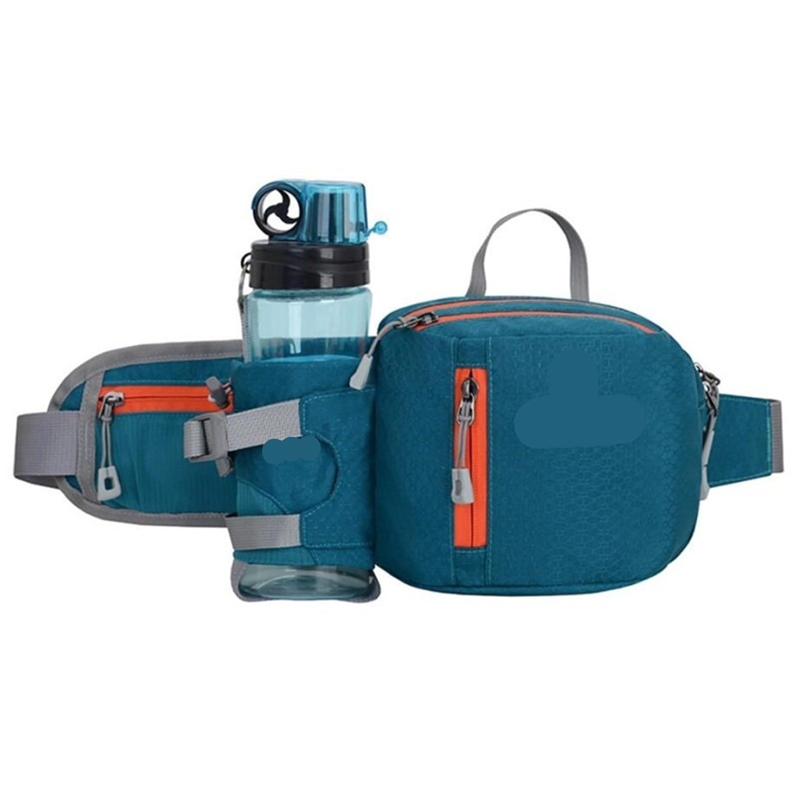 Riñonera for Correr for Hombre, Bandolera for Deportes al Aire Libre, Senderismo, teléfono, Bolsa for Mujer, Ciudad, Fitness, Ciclismo para Trotar(B-Dark Green)