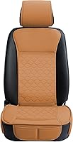 Vista 6 de Elantrip 2PCs Front Car Seat Covers Leather Car Seat Protector Universal fit for Most Cars SUVs and Trucks Water Proof Seat Protector Whiskey