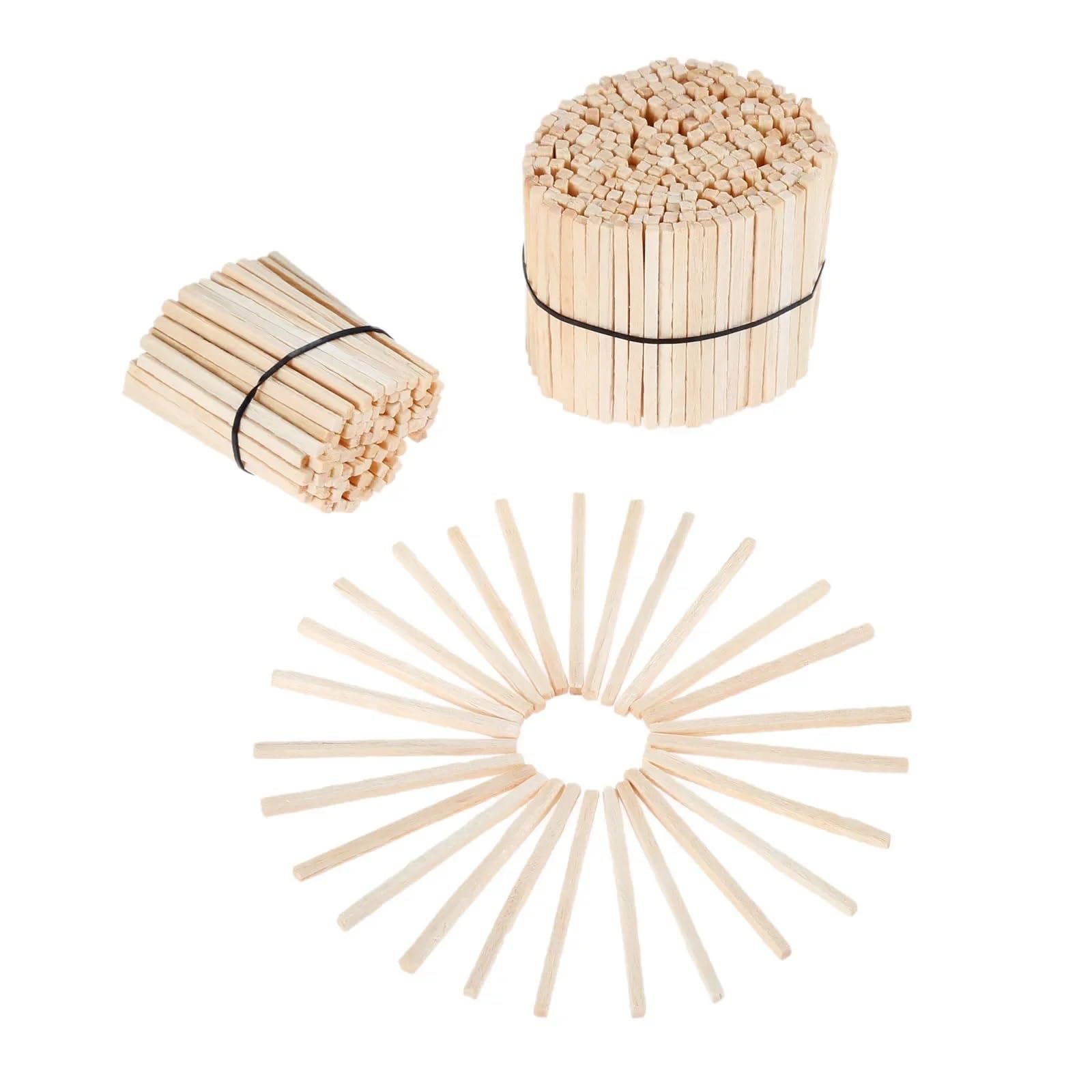 ręcznie wykonane kije， Drewniane patyczki, zapałki, naturalne puzzle, majsterkowanie, matematyka, nauczanie, edukacja, narzędzia do nauki(500pcs)