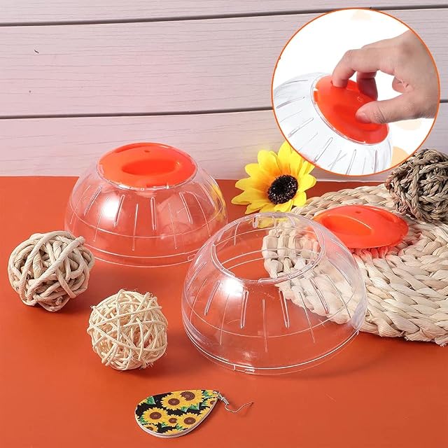 Foto 5 de 8 de WEIWUXIAN Bola Hámster, Pelota de Hámster, Juguete de Hámster, Hamster Run Ball, 4.7 Pulgadas, Transparente