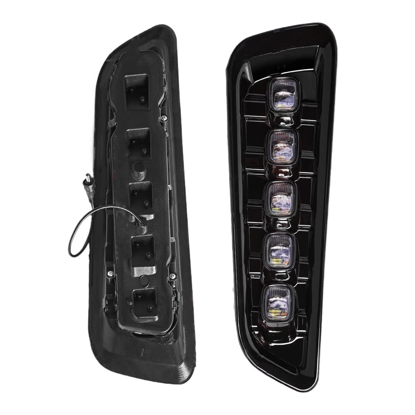 Faros Antiniebla Para Ford Para Raptor Para SVT Para F150 (2016-2020) Con Luces Diurnas LED DRL, Intermitentes Amarillos Accesorios 12V Coche Luces Antiniebla