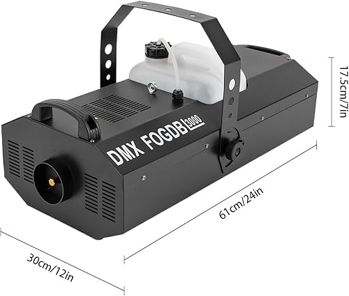 Miniatura 4 de Máquina de niebla de escenario de 110 V 3000 W, nebulizador de escenario DMX con control remoto para efecto de escenario, boda, discoteca, club,