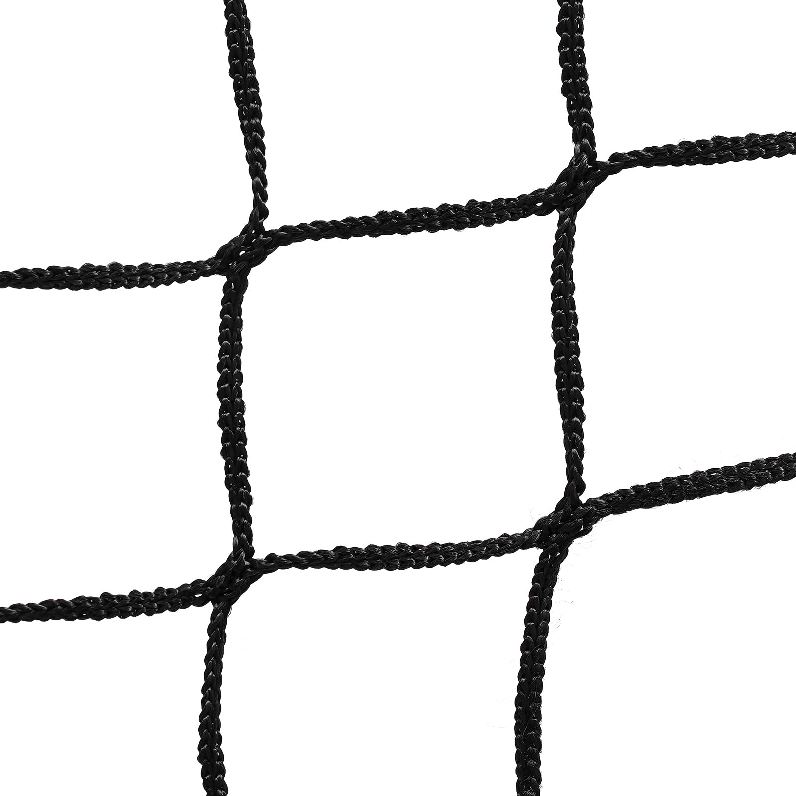 Filet de rugby - 2,13 x 2,13 m - Avec 5 poches cibles - Pour arrière-cours et parcs - Noir