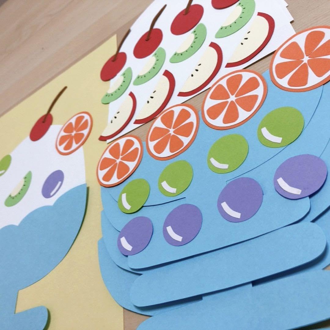 Amazon.co.jp: かき氷製作キット 5セット 夏壁面 制作 : おもちゃ