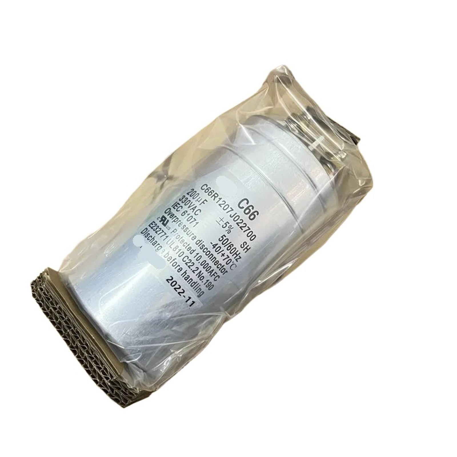 KSZHZYMGX C66R1207J022700 200uF 330VAC Filter Capacitor 1pcs