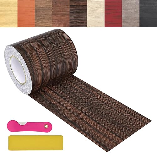 Cinta de reparación de grano de madera, cinta autoadhesiva de color madera de 2.4 pulgadas x 32 pies para mesas, sillas, zócalos, puertas, ventanas, disponible en Yaxa El Salvador