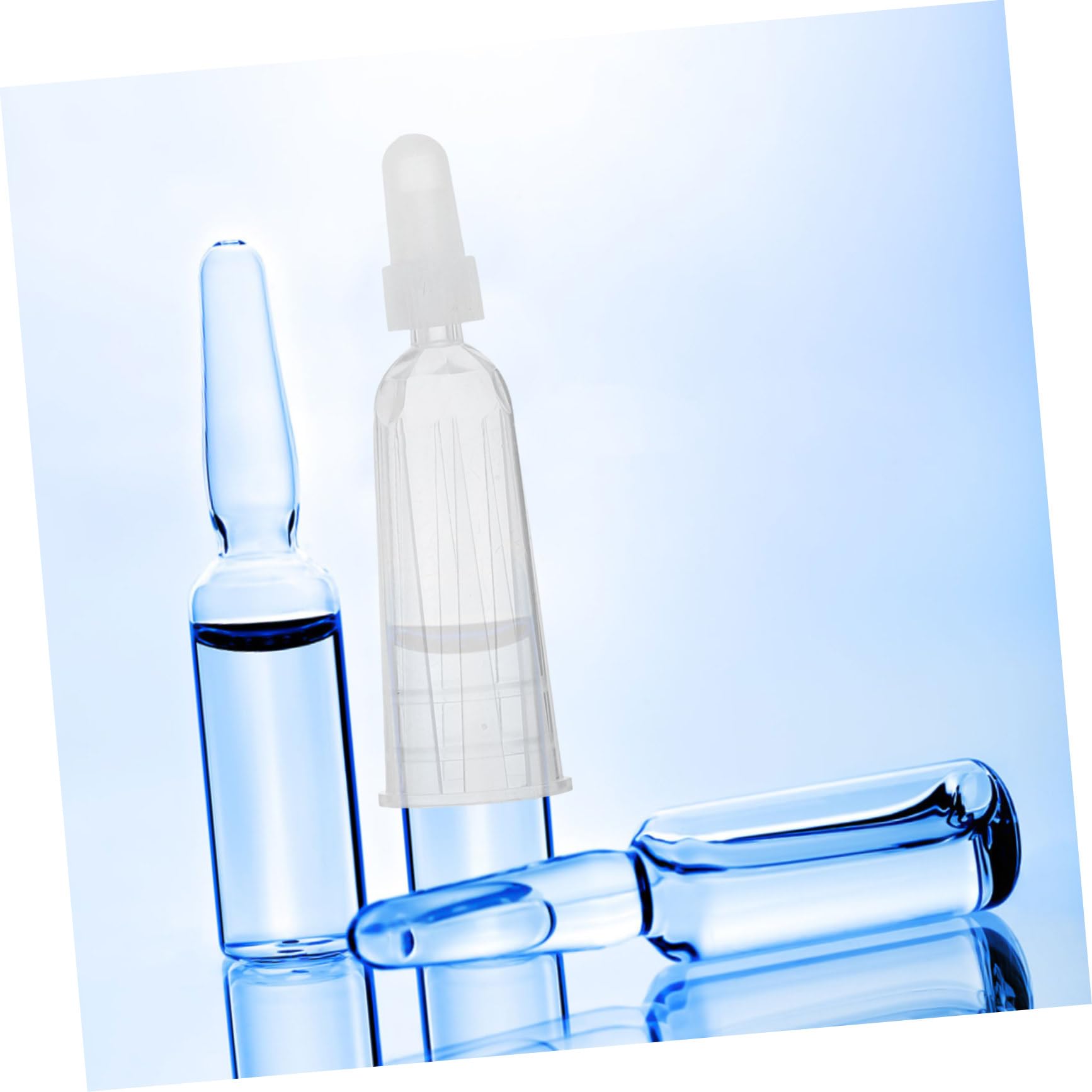 SOLUSTRE 6 Pezzi Tappi per Ampolle da 2ml in Tpe Resistenti per Apertura Fiale in Ambienti Medici e Laboratori Prevenendo Sporco alle Mani