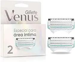 Gillette Venus Especial Para Área Íntima Carga para Aparelho de Depilação Recarregável com Barra Anti-irritação, Depilação Íntima