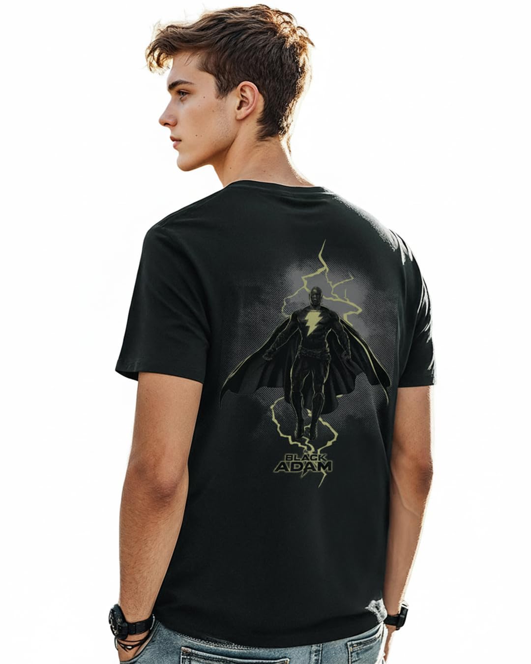 bewakoof Men's Graphic Printed 100% Cotton T-Shirt - Regular Fit, Round Neck, Half Sleeves-picture-30