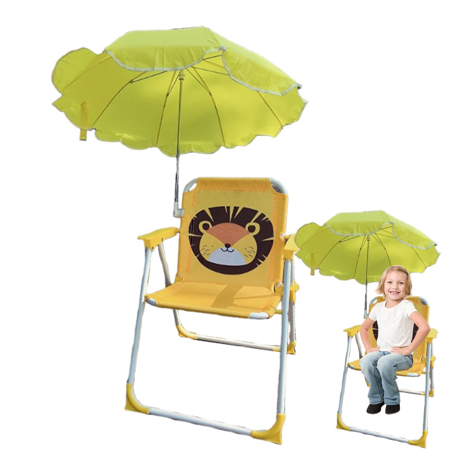 Silla Infantil con Sombrilla | Silla De con Sombrilla Incluida,Asiento de Resistente con Sombra para Piscina Terraza Jardín y Exteriores