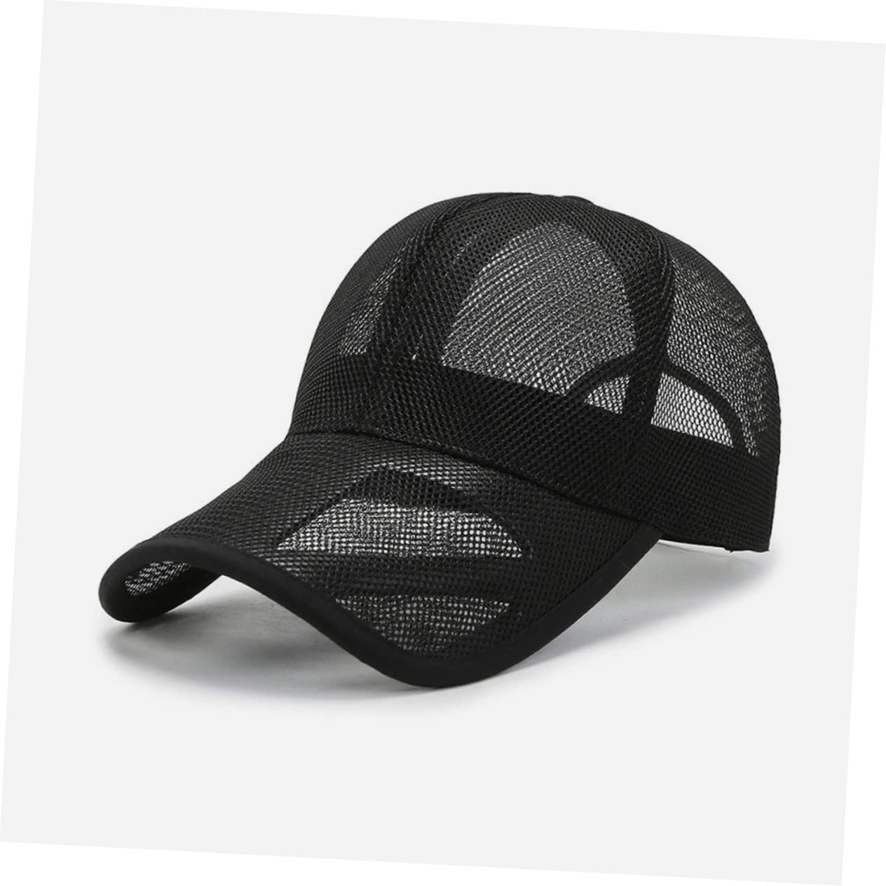 VALICLUD Béisbol Transpirable Unisex para Sombrero Deportivo de Malla para Actividades Aire Negro
