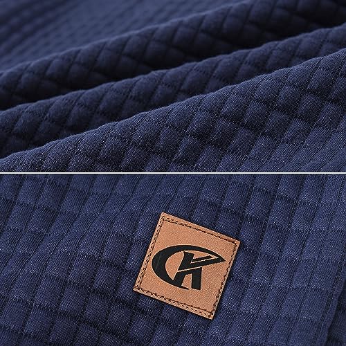 Mens Pullover Hoodie Long Sleeve Hooded Sweatshirt Casual Hoodies Square Pattern4