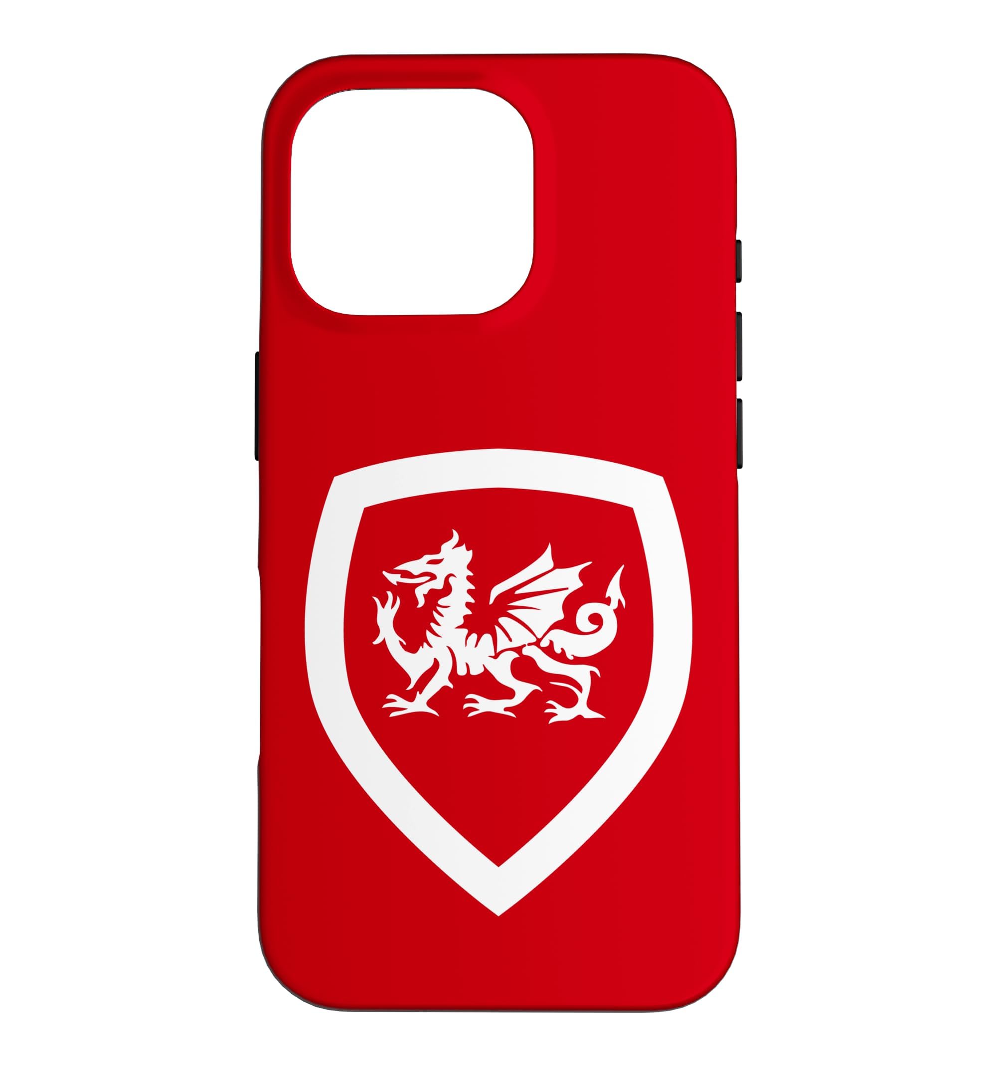 Wales Flag Dragon Emblem World Cup Football Case for iPhone 16 Pro