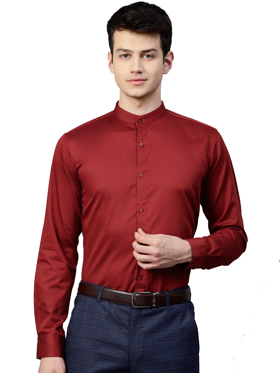 MANQMens Slim Fit Club Wear Shirt