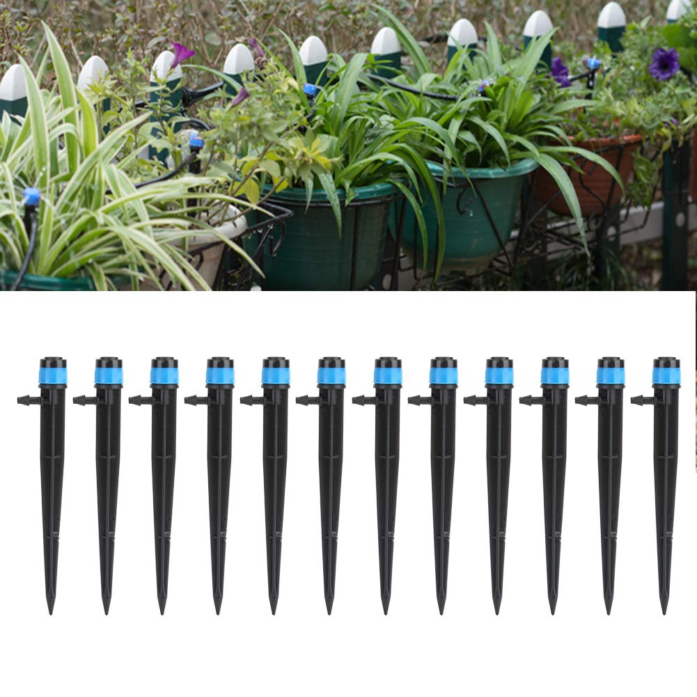 100Pcs Drip Irrigation Emitters, Ground Insert Type Irrigation Dripper Drip Sprinkler Garden Drippers Sprayer for Garden Watering System